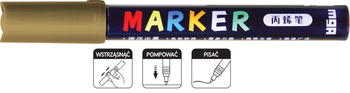 M&G Marker Akrylowy 2mm Złoty S120