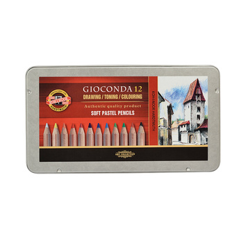 Koh-i-noor Zestaw 8827/12 Gioconda Kaseta Metalowa