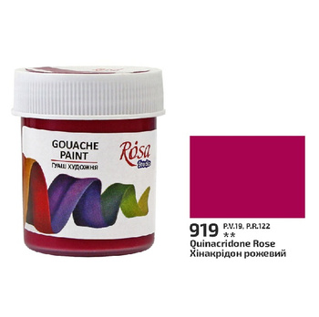 Rosa Studio Farba Gwaszowa Quinacridone Rose 919 40 Ml