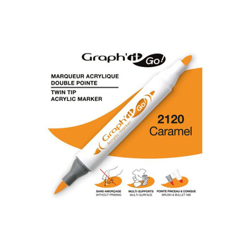 Graph'it Go! Marker Akrylowy Dwustronny Caramel 2120