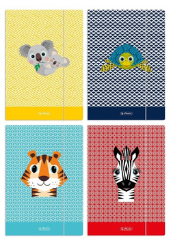 Herlitz Teczka Rysunkowa A4 Z Gumką Cute Animals