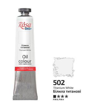 Rosa Studio Farba Olejna Titanium White 502 45 Ml