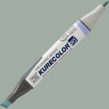 Kuretake Marker Kurecolor Twin Green Gray 845