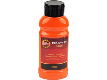 Koh-i-noor Farba Akrylowa 162723 Dark Orange 0230 500 Ml
