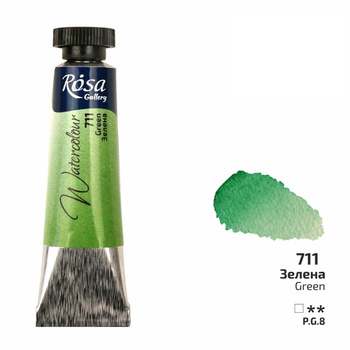 Rosa Gallery Farba  Akwarelowa  Green 711 10 Ml Tuba