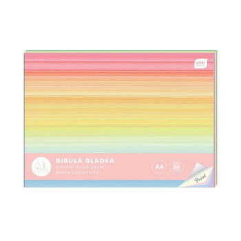 Interdruk Bibuła Gładka W Zeszycie Pastel A4 60 K.