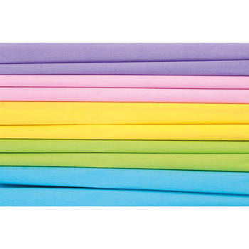 Happy Color Bibuła Marszczona 25x200cm 10szt. Mix Pastel