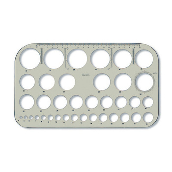 Koh-i-noor Szablon 749161 Kółka Z37 165x282