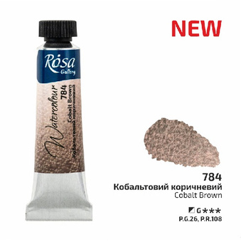 Rosa Gallery Farba  Akwarelowa  Cobalt Brown 784 10 Ml Tuba