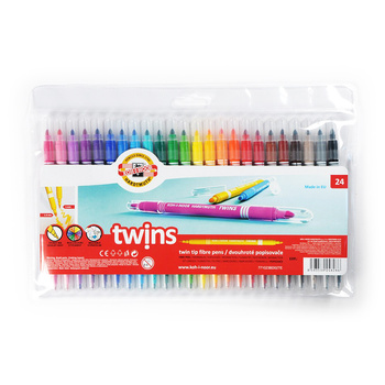 Koh-i-noor Flamastry Dwustronne 7710/23bd 24 Kolory