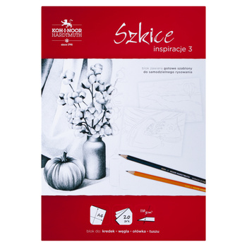 Koh-i-noor Blok Inspiracje3 - Szkice A4, 20 Ark.110 G.