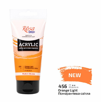 Rosa Studio Farba  Akrylowa  Orange Light 456 75 Ml