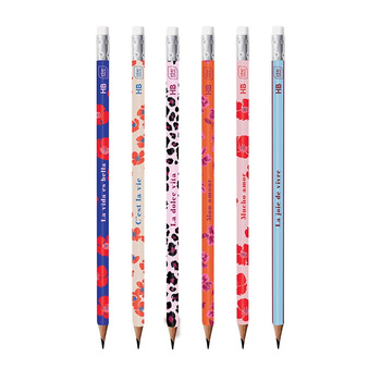 Interdruk Ołówek Trójkątny HB Z Gumką Tutto Bello