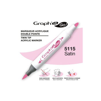 Graph'it Go! Marker Akrylowy Dwustronny Satin 5115