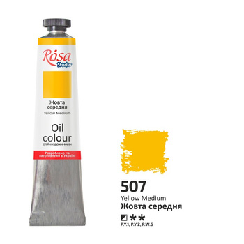 Rosa Studio Farba Olejna Yellow Medium 507 45 Ml