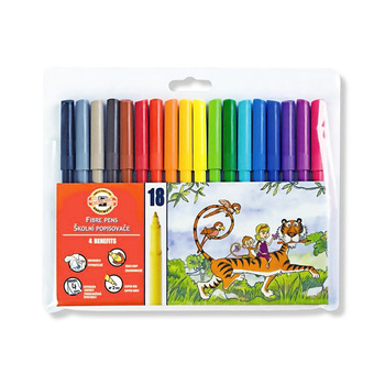 Koh-i-noor Flamastry 7710/2ah 18 Kolorów