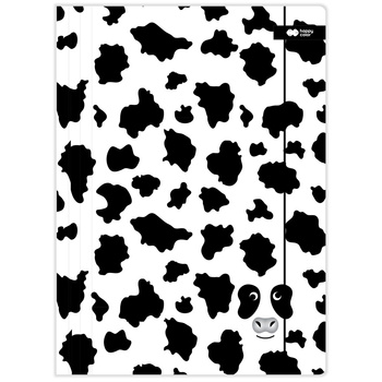 Happy Color Teczka A4 Z Gumką Krowa