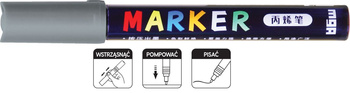 M&G Marker Akrylowy 2mm Szary S910