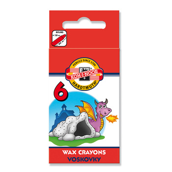 Koh-I-Noor Kredki Woskowe 8231 6 Kolorów