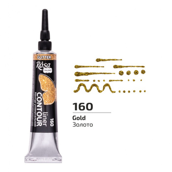 Rosa Talent Konturówka Universal Brokatowa Gold 20 ml