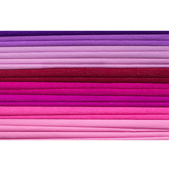 Happy Color Bibuła Marszczona 25x200cm 10szt. Mix Rose