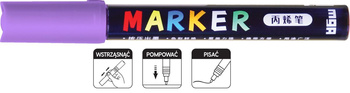 M&G Marker Akrylowy 2mm Jasnofioletowy S801