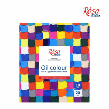 Rosa Studio Farby Olejne 20 Ml. 18 Kol.