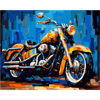 Malowanie Po Numerach Podobrazie 40x50 Cm Niki4 Motor