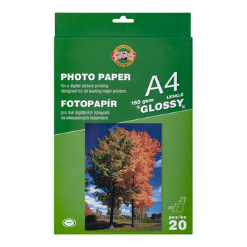Koh-I-Noor Papier Foto A4 20 Ark. 9757L150 Gloss 150 G