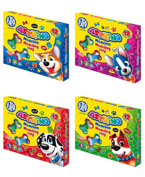 Astra modelina 12 kolorów Astrino