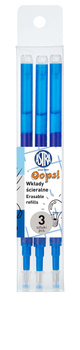 Astra Wkład Do Długopisu Ścieralnego Oops! Niebieski 3 Szt.