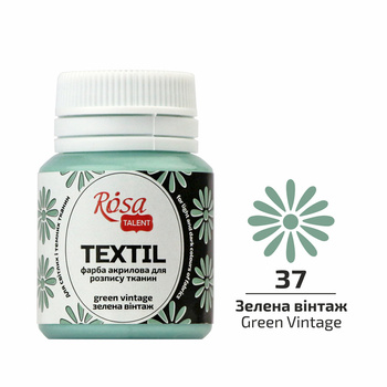 Rosa Talent Farba Do Tkanin Green Vintage 37 20 Ml