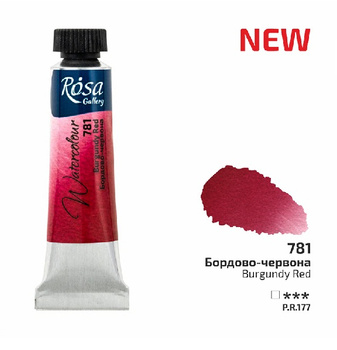 Rosa Gallery Farba Akwarelowa Burgundy Red 781 10 Ml Tuba