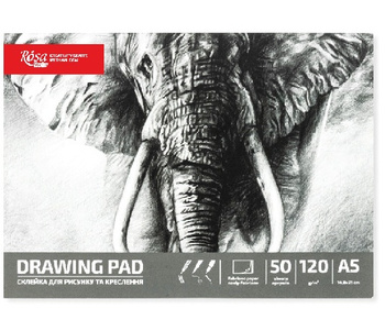 Rosa Studio Szkicownik, A5, 50 Ark., 120 G. Słoń