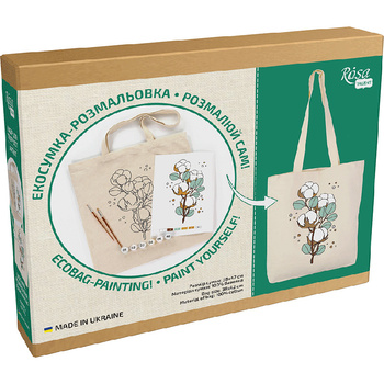 Rosa Talent Zestaw - Torba Do Malowania Cotton, Bawełna 220 G. 38x42 Cm