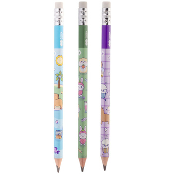 Happy Color Ołówek Do Nauki Pisania Jumbo Trójkątny 2b  Kapibara