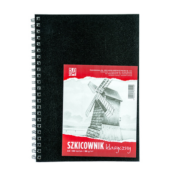 Koh-i-noor Szkicownik Na Spirali Po Długim Boku A4 98 G. 80 Ark.