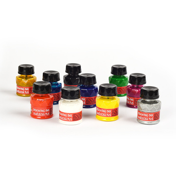 Koh-i-noor Tusz Kreślarski 1417s10 Zestaw 10 Kolorów