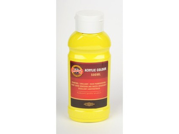 Koh-i-noor Farba Akrylowa 162720 Lemon Yellow 0200 500 Ml