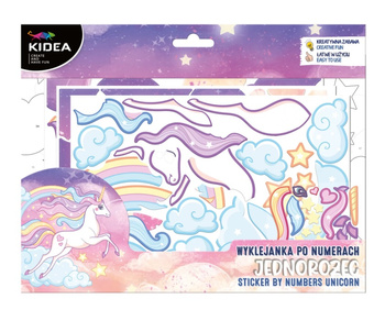 Kidea Wyklejanka Po Numerach Jednorożec