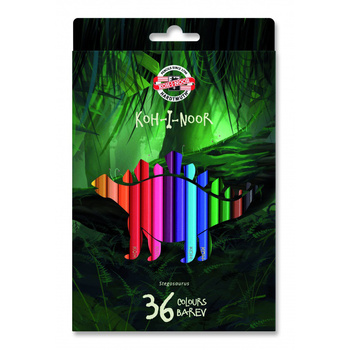 Koh-i-noor Kredki Dino 3595 36 Kolorów