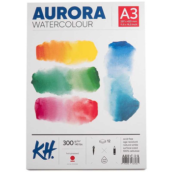 Aurora Blok Do Akwareli A3 300g 12a Hot Pressed 377001300