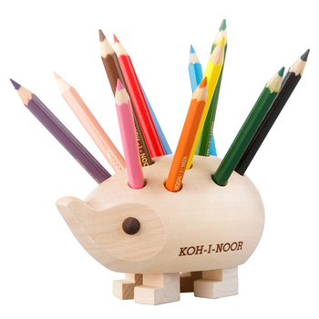 Koh-I-Noor Drewniany Jeż Na Kredki Mały Natur + 12 Kredek