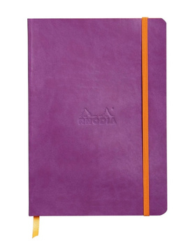 Rhodia Notes A5 90g 96k Twarda Oprawa Linia Fioletowy