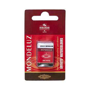 Koh-i-noor Farba Akwarelowa Mondeluz 1636100 Zinc White 100 8 G.
