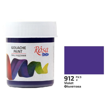 Rosa Studio Farba Gwaszowa Violet 912 40 Ml
