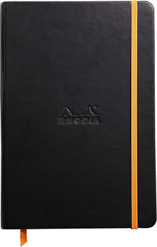 Rhodia Notes A5 90g 96k Twarda Oprawa Linia Czarny