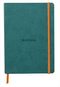 Rhodia Notes A5 90g 80k Miękka Oprawa Linia Peacock