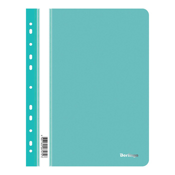 Berlingo Skoroszyt A4 Europerforacja Turkusowy