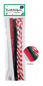 Interdruk Druciki Kreatywne 30cm 32szt Christmas